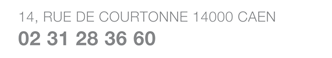 14, rue de Courtonne, 14000 CAEN